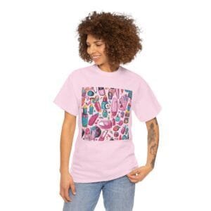 Colorful Art Supplies Unisex Heavy Cotton Tee