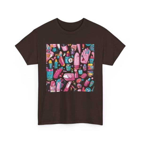 Colorful Art Supplies Unisex Heavy Cotton Tee - Image 14