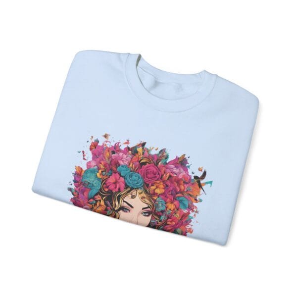 Floral Fantasy Unisex Crewneck Sweatshirt – Cozy Botanical Art Apparel - Image 20