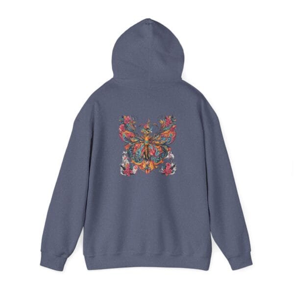 Colorful Butterfly Design Unisex Heavy Blend™ Hooded Sweatshirt - Image 22