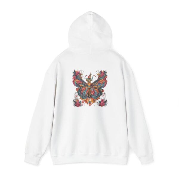 Colorful Butterfly Design Unisex Heavy Blend™ Hooded Sweatshirt - Image 8