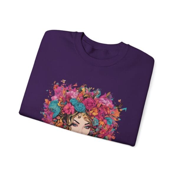 Floral Fantasy Unisex Crewneck Sweatshirt – Cozy Botanical Art Apparel - Image 32