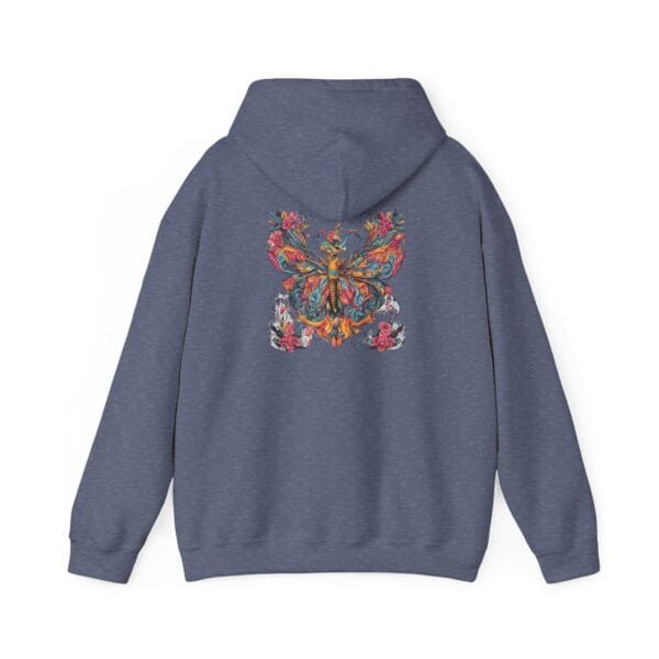 Colorful Butterfly Design Unisex Heavy Blend™ Hooded Sweatshirt - Image 21