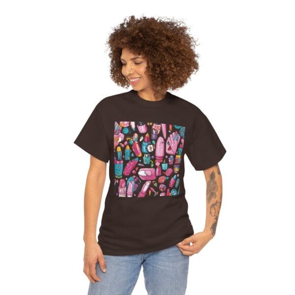 Colorful Art Supplies Unisex Heavy Cotton Tee - Image 17