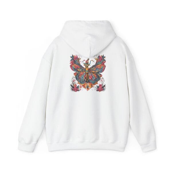 Colorful Butterfly Design Unisex Heavy Blend™ Hooded Sweatshirt - Image 7