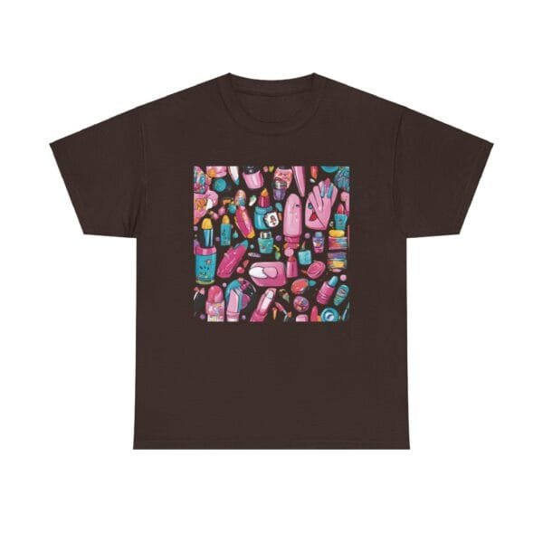 Colorful Art Supplies Unisex Heavy Cotton Tee - Image 12