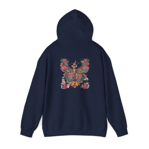 Colorful Butterfly Design Unisex Heavy Blend™ Hooded Sweatshirt