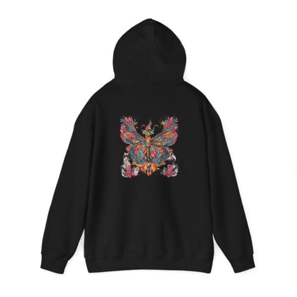 Colorful Butterfly Design Unisex Heavy Blend™ Hooded Sweatshirt - Image 12